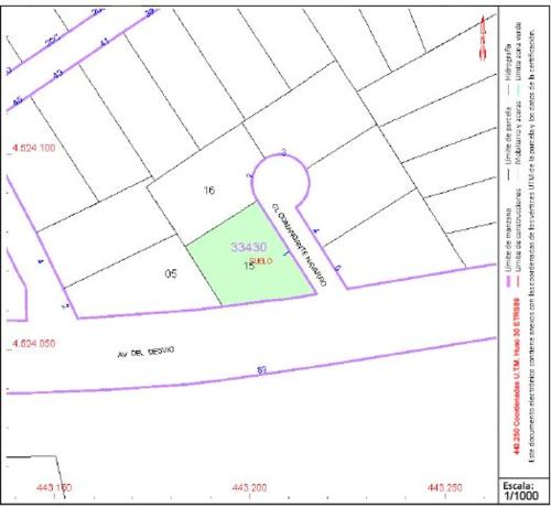 Terreno en calle Comandante Navarro, 1