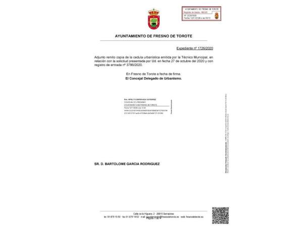 Terreno en Serracines