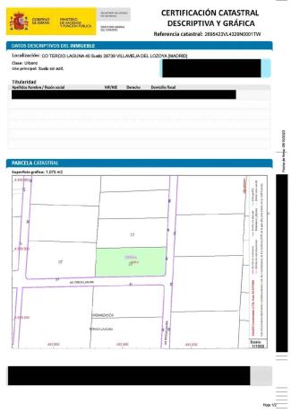 Terreno en calle el Tercio de la laguna, 40