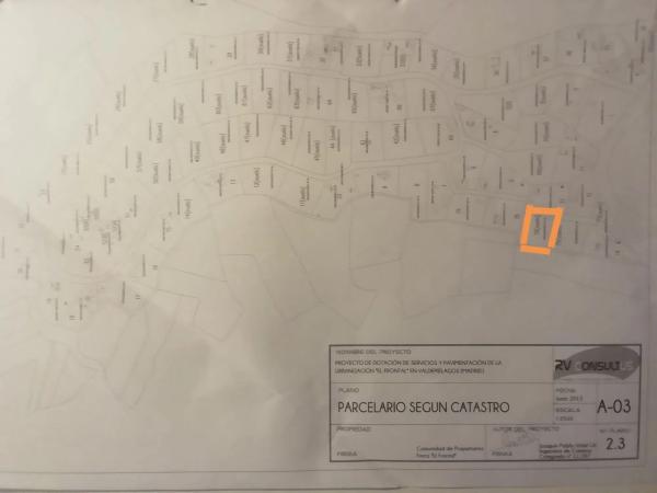 Terreno en Urbanizacion el Frontal, 76