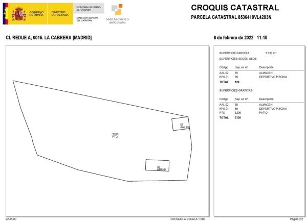 Terreno en calle Redueña, 15