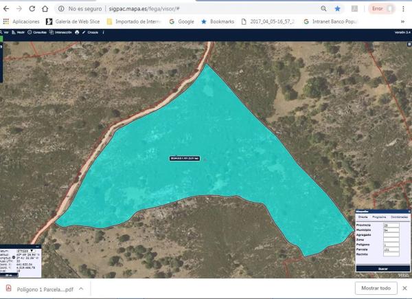 Terreno en calle Arreturas, km 1
