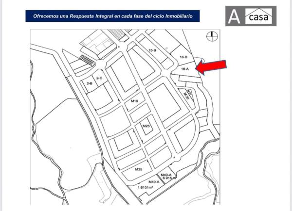 Terreno en calle de Juan de la Cierva