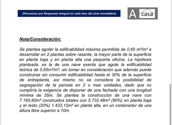 Terreno en calle de Juan de la Cierva