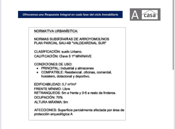 Terreno en calle de Juan de la Cierva