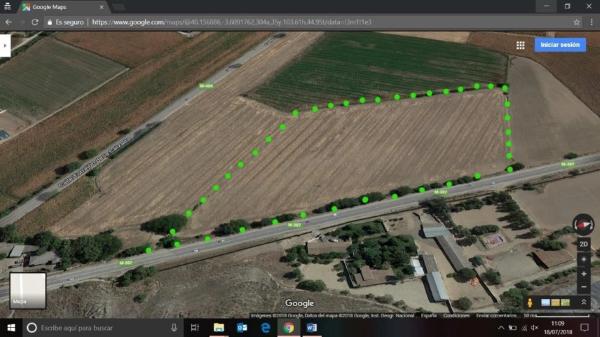 Terreno en M-307, km 12