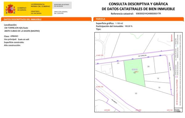 Terreno en camino Torrejón