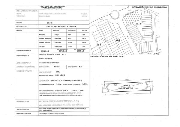 Terreno en calle Jorge Manrique, 1