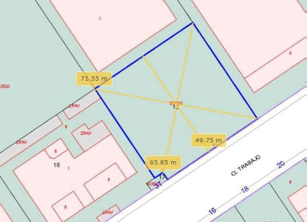 Terreno en calle Trabajo, 5