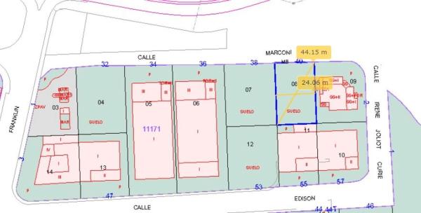 Terreno en calle Marconi, 38
