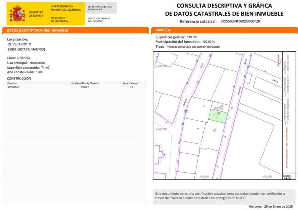 Terreno en calle Velasco, 11