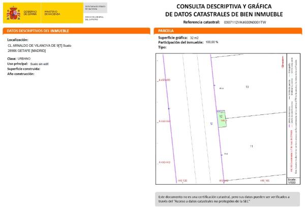 Terreno en calle Arnaldo de Vilanova, 6