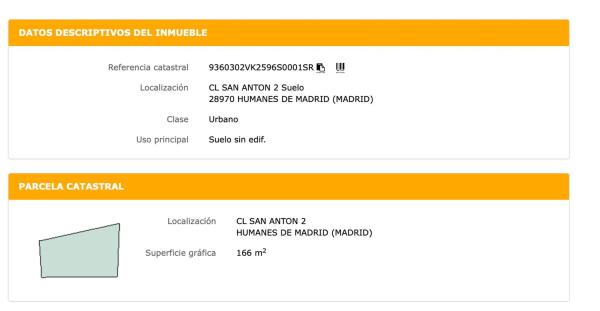 Terreno en calle Santa Lucia, 3