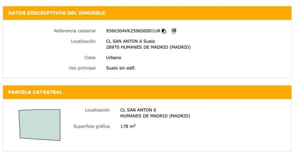 Terreno en calle Santa Lucia, 3