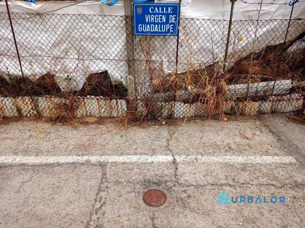 Terreno en calle de la Virgen de Guadalupe