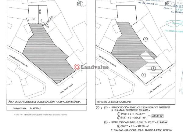 Terreno en calle de Pedro Faura, 1