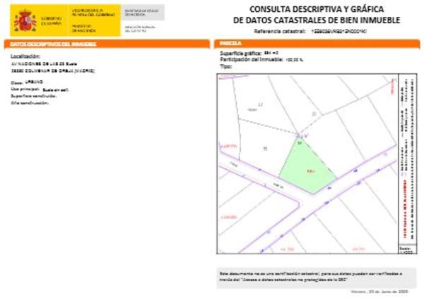 Terreno en avenida de las Naciones