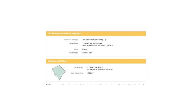 Terreno en calle la Paloma, 1