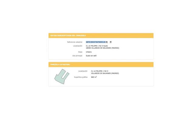 Terreno en calle la Paloma, 1