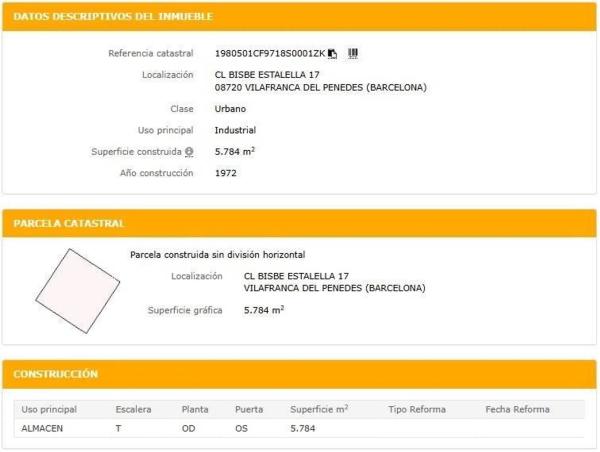 Terreno en calle del Bisbe Estalella, 17