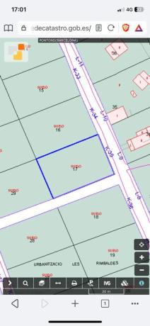 Terreno en Urbanitzacio la Rimbalda, 63