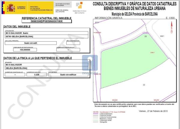Terreno en avenida de Sant Salvador de la Calçada
