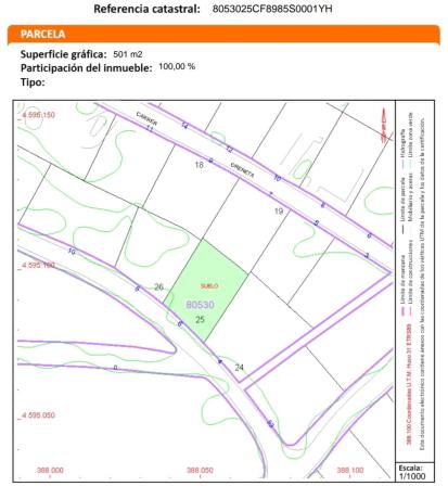 Terreno en calle Garsa, 6