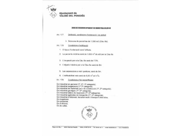 Terreno en calle Vallve