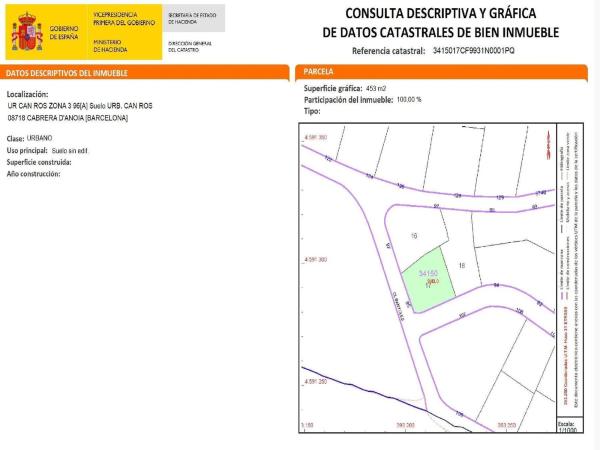 Terreno en Cabrera d'Anoia