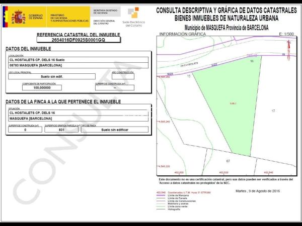 Terreno en calle dels Hostalets s/n