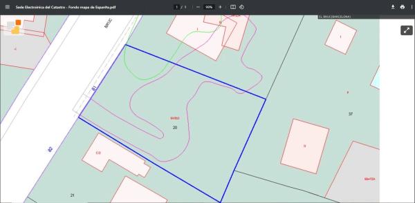 Terreno en calle Bruc, 81
