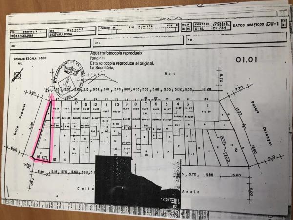 Terreno en Vallbona d'Anoia