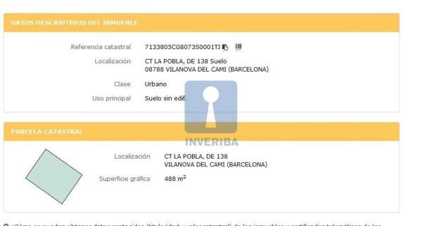 Terreno en carretera Pobla