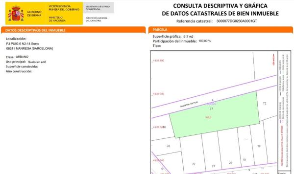 Terreno en Passatge de Puig