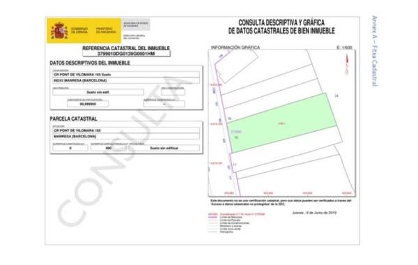 Terreno en Sagrada Familia