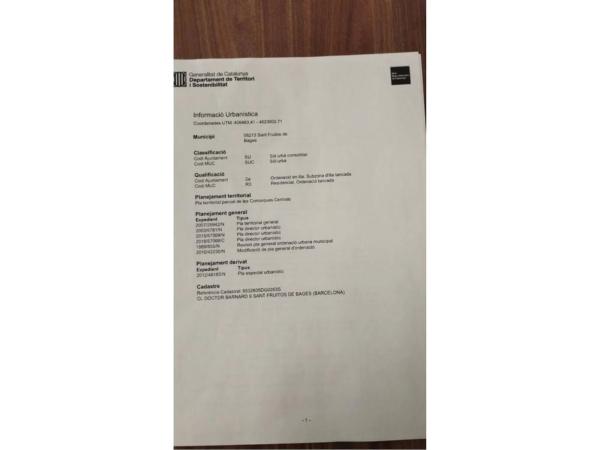 Terreno en Sant Fruitós de Bages