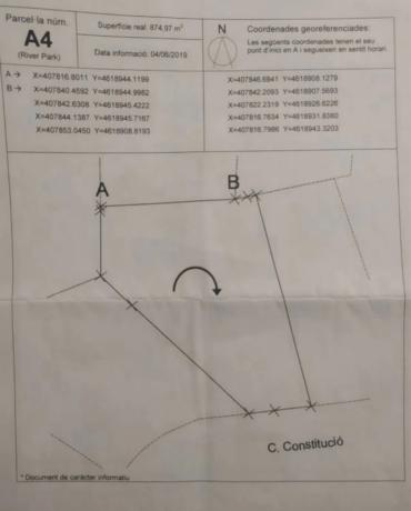 Terreno en calle de la Constitució, 4 a