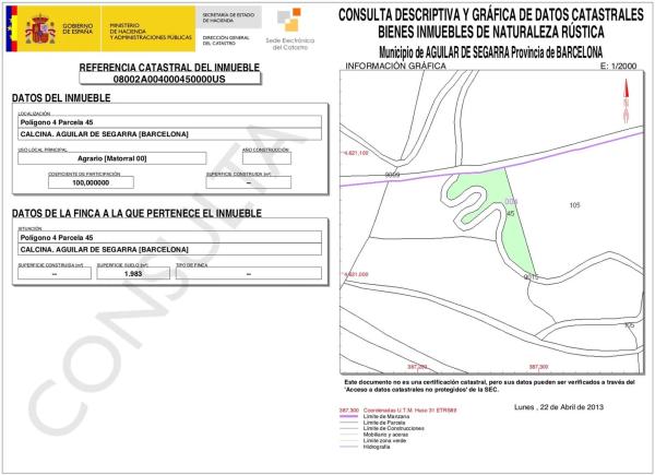 Terreno en Cal Mas s/n