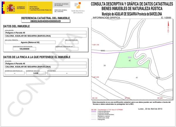 Terreno en Cal Mas s/n