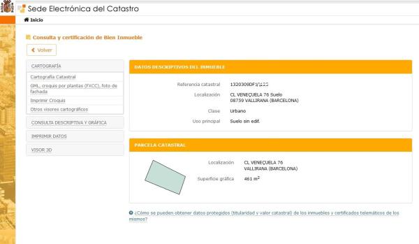 Terreno en calle de Veneçuela, 76