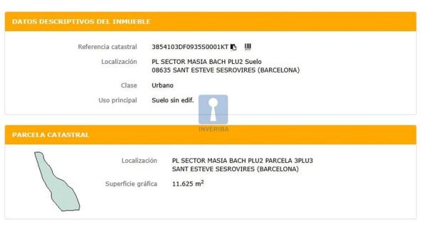 Terreno en avenida Montseny