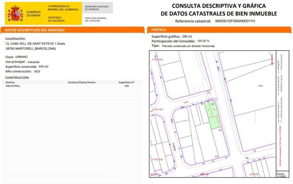 Terreno en calle del Camí Vell de Sant Esteve, 1