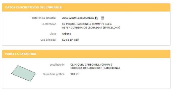 Terreno en calle Ramon Martí Alsina