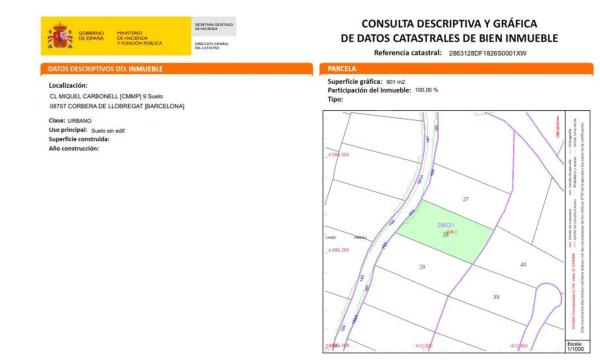 Terreno en calle Ramon Martí Alsina
