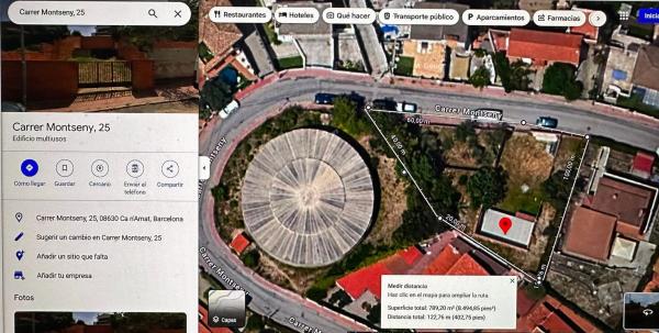 Terreno en calle Montseny, 25