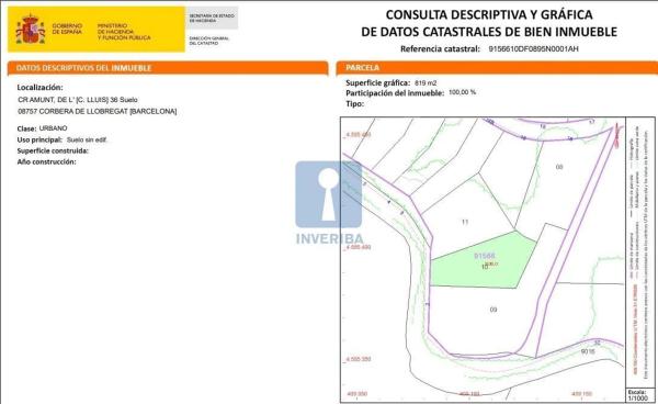 Terreno en carretera de l'Amunt