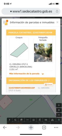 Terreno en calle Cervera, 6