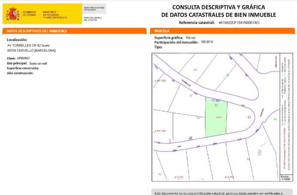Terreno en avenida Torrelles Cr, 82 AvenidaTorrelles