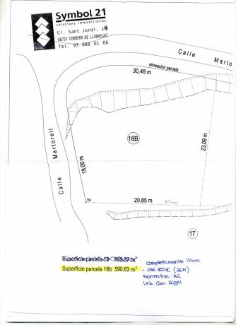 Terreno en calle de Martorell, 25  Bis