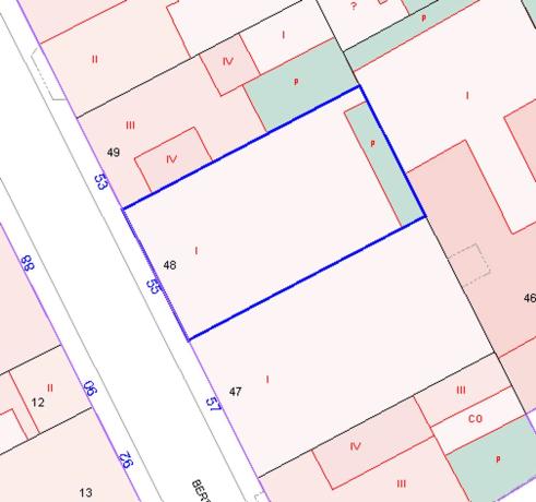 Terreno en calle de Manuel Bertrand